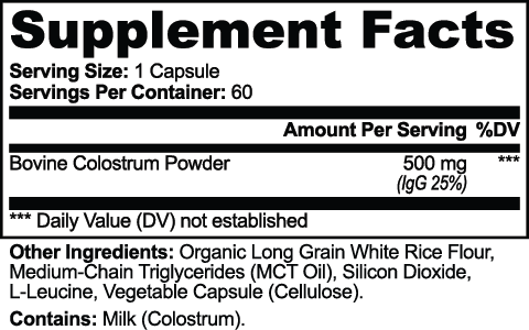 Colostrum Wellness Capsules