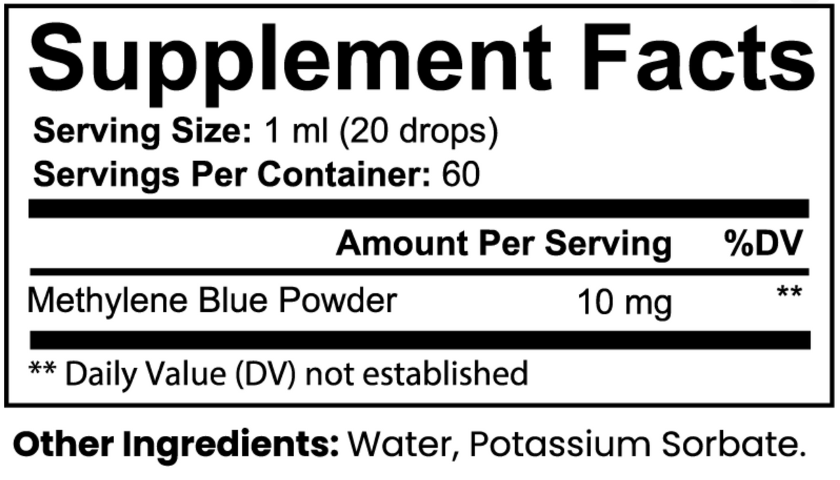 Methylene Blue Drops