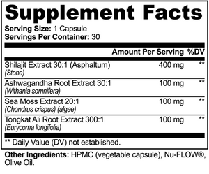 Shilajit Adaptogen Complex